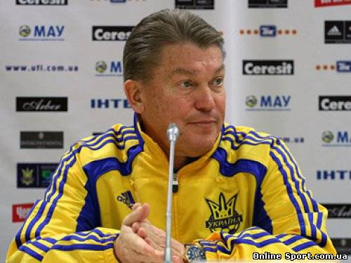 Новости футбола: Олег Блохин определил состав сборной Украины на Евро-2012